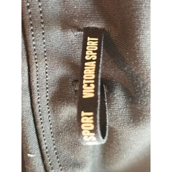 Knockout by Victoria's Secret Leggings Scalloped Mesh Black - Picture 10 of 11